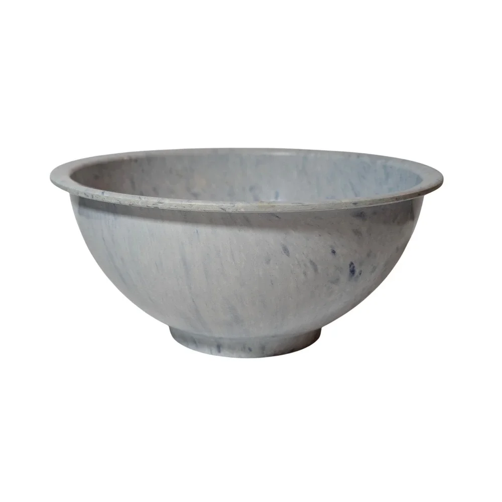 Vintage Melmac Melamine Light Blue & White Speckled Confetti Mixing Bowl 10